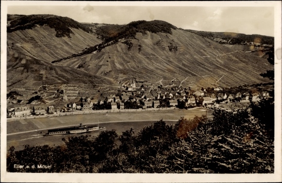 PC Eller on the Moselle, general view, steamer