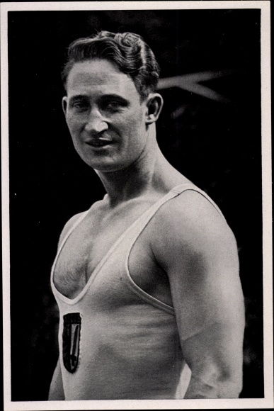 Collection picture Olympia 1936, weight lifter Gottschalk