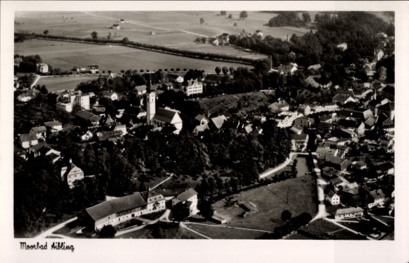 Ak Bad Aibling in Oberbayern, Fliegeraufnahme