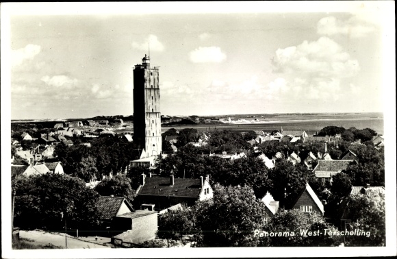 Postcard West Terschelling Friesland Netherlands, Panorama