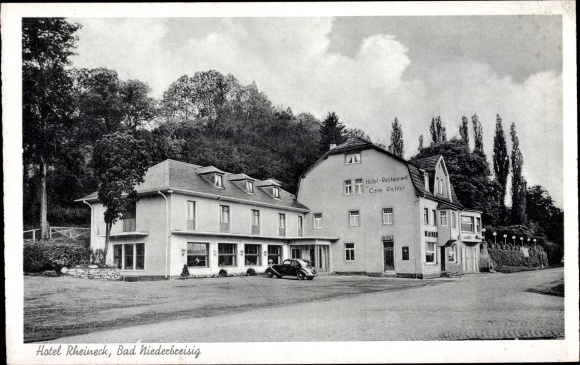 Postcard Niederbreisig Bad Breisig am Rhein, Hotel Rheineck
