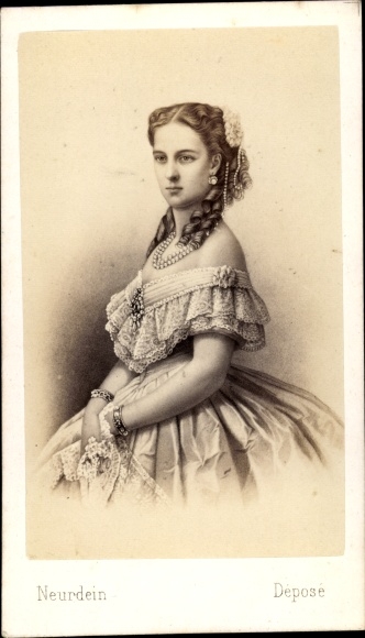 duchess Visiting Card Marie Charlotte von Angoulême, Marie Thérèse Charlotte de Bourbon