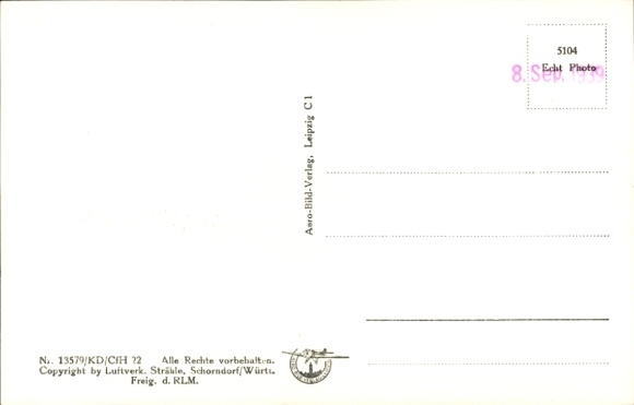 Postcard Sankt Ottilien Eresing in Upper Bavaria, Archabbey of Sankt Ottilien, aerial photograph