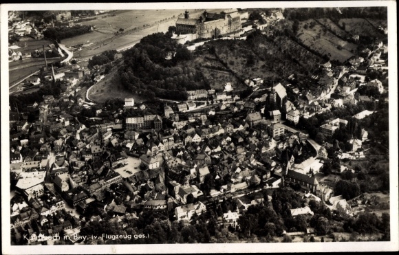 PC Kulmbach in Upper Franconia, aerial photo