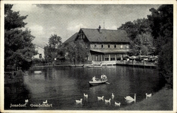 Ak Jonsdorf in Sachsen, Zittauer Gebirge, Hotel Gondelfahrt