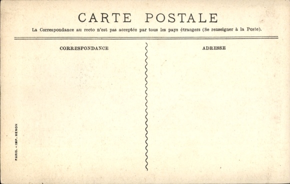 Ansichtkaart van kunstenaars Chemins de fer de l'État, Excursions aux Iles de l'Ocean