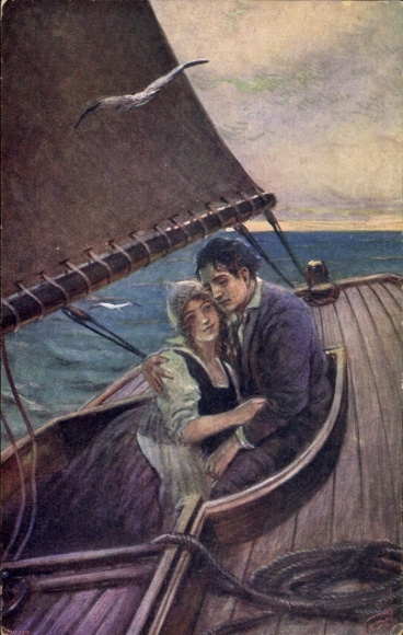 Artist Postcard Muttich, Farewell to the World