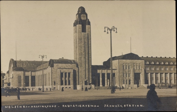PC Helsinki Helsingfors Finland, Järnvägsstation