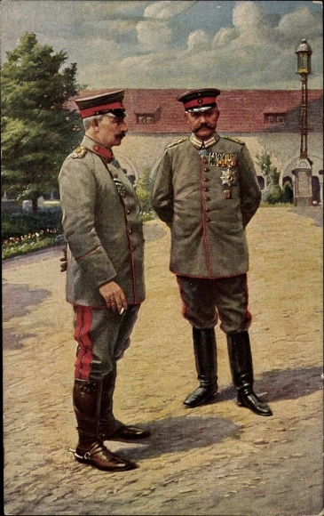 PC Kaiser Wilhelm II, Field Marshal Paul von Hindenburg, Posen Castle, 1915