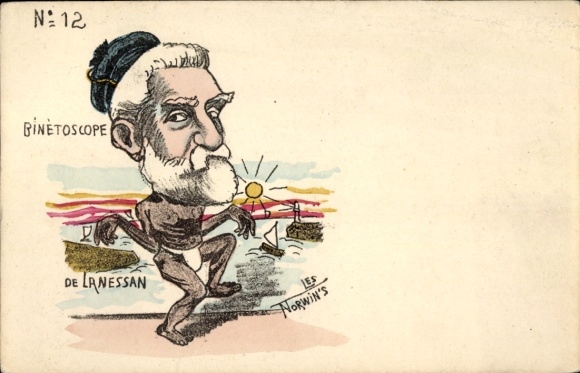 Artist Postcard Norwin, caricature, French politician