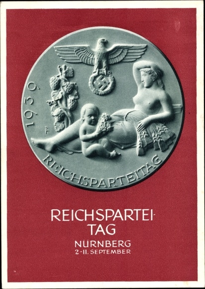 Ganzsachen Ak Nürnberg, Reichsparteitag 1939, Reichsparteitag des Friedens
