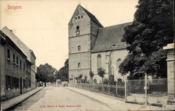 PC Belgern in Saxony, street scene
