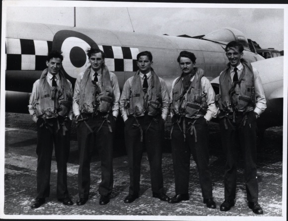 Photo British military aircraft, Royal Air Force, aviator, Webster, Beavis, Lister