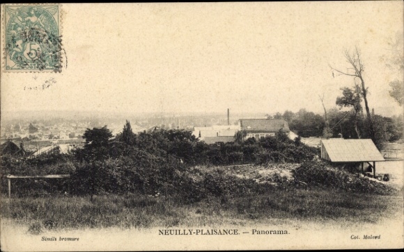 Postcard Neuilly Plaisance Seine Saint Denis, Panorama