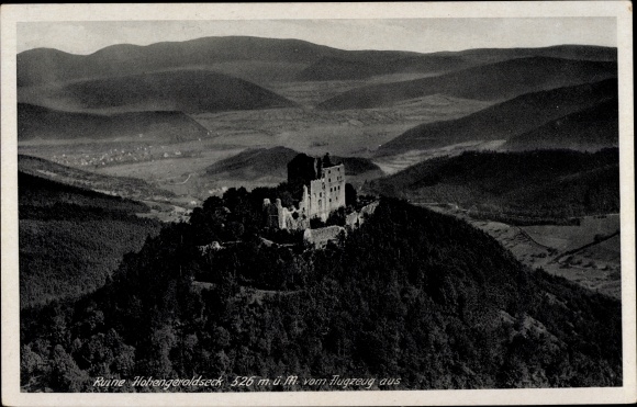 Ak Schönberg Seelbach in Baden Württemberg, Burg Hohengeroldseck