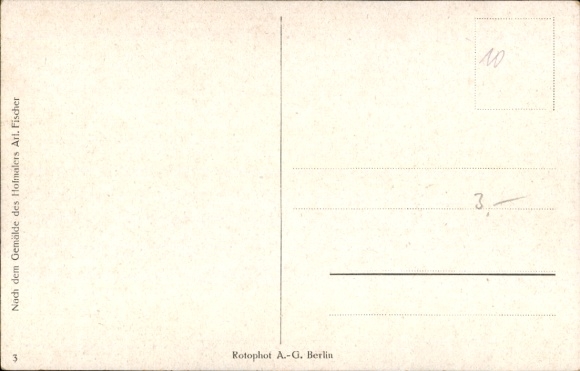 Artist Postcard Fischer, The people's thanks are certain, Empress Auguste Viktoria visits the hospital