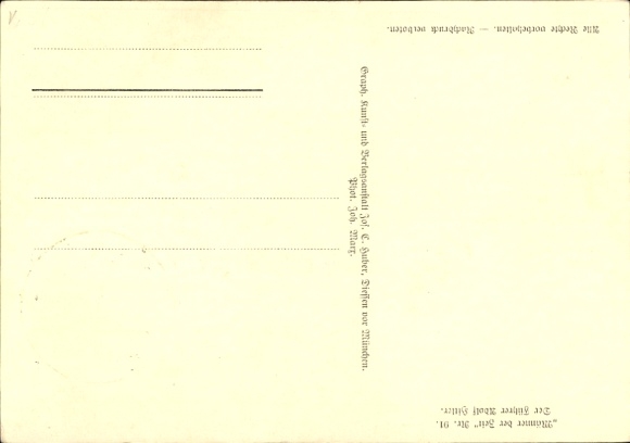 Postcard Führer and Reich Chancellor Adolf Hitler, Men of the Time 91
