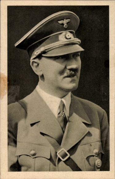 KP Führer i kanclerz Rzeszy Adolf Hitler, portret w mundurze partyjnym