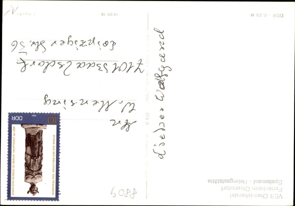 Postcard Olbersdorf in Saxony, VEB Chemiehandel, Ferienheim