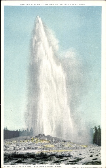 Ak Wyoming VS, Yellowstone National Park, Old Faithful, geiser