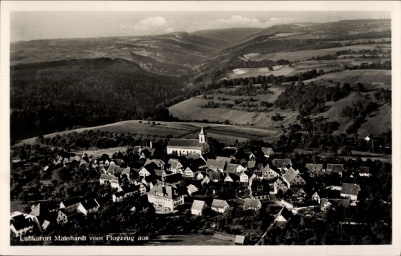 Ak Mainhardt in Württemberg, Fliegeraufnahme