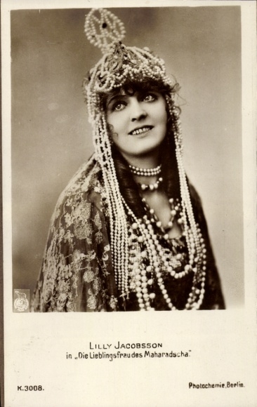 Ak Schauspielerin Lilly Jacobsson, Die Lieblingsfrau des Maharadscha, PH Berlin 3008