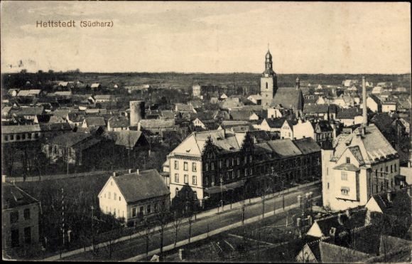 Ak Hettstedt im Südharz, Stadtansicht