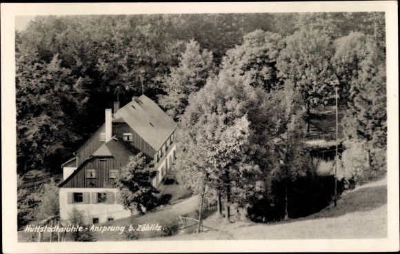 Ak Ansprung Marienberg im Erzgebirge, Hüttstadtmühle