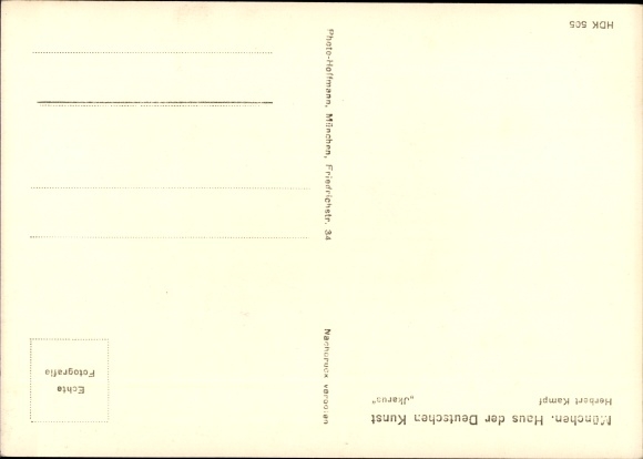 Artist Postcard Kampf, Herbert, Prometheus, Ikarus, HDK 505