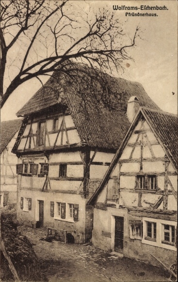 AK Wolframs Eschenbach in Midden-Franken Beieren, Pfründnerhaus