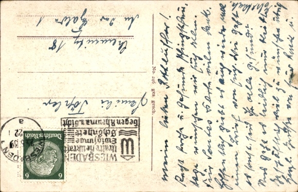 Postcard Niederreifenberg Schmitten im Taunus, Großer Feldberg, ascent