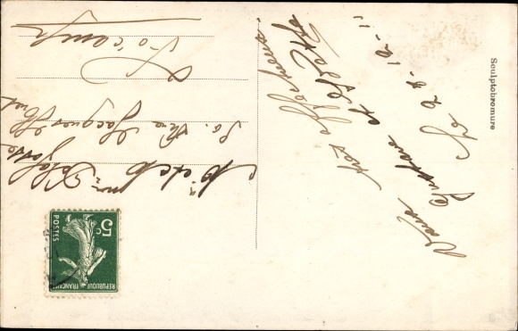 Artist Postcard Mastroianni, D., Happy New Year, Hier et Aujourd Hui