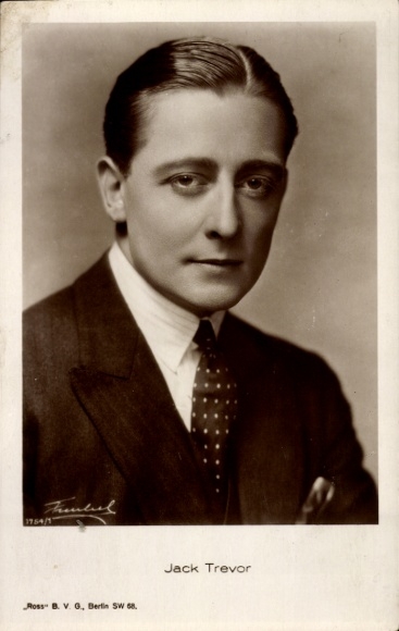 Ak Schauspieler Jack Trevor, Portrait, Autogramm