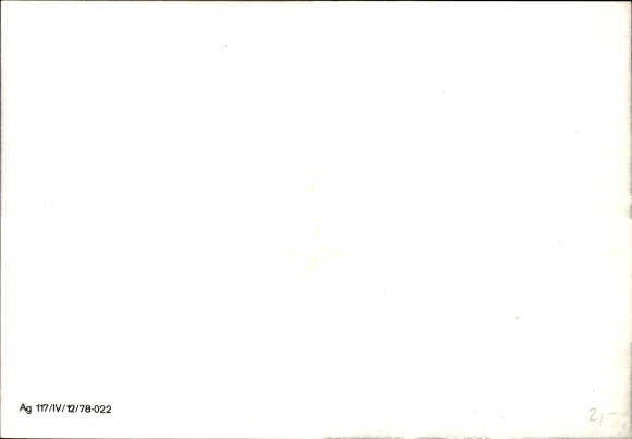 Postcard DDR People's Navy, Warships, The Protection of Socialism - A Matter for the Whole People, Honecker