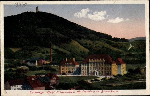 KP Eschwege na Werra Hesse, Royal. Seminarium dla nauczycieli z Leuchtbergiem i Wieżą Bismarcka