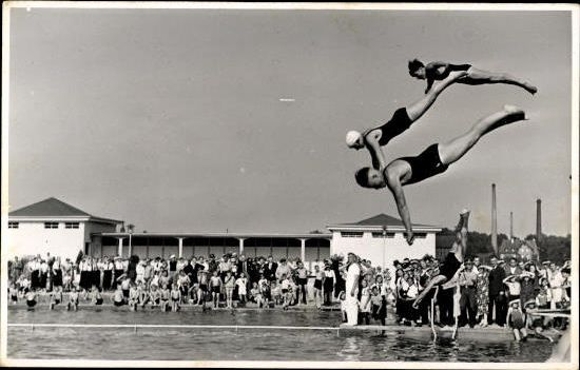7 old PCs Elze in Lower Saxony, tower diving before 1945, various views