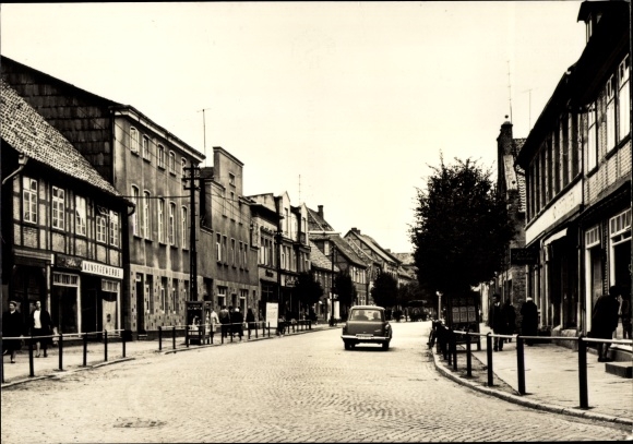 Postcard Hagenow Mecklenburg Western Pomerania, Wilhelm Pieck Strasse