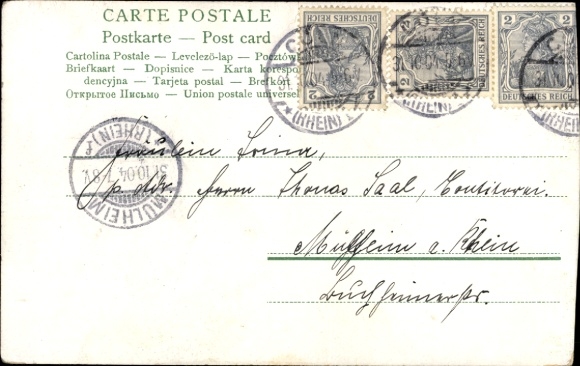 Postcard Forest Magic, Poem, Wanderer