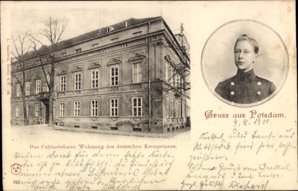 Ak Potsdam, Cabinetshaus, Kronprinz Wilhelm