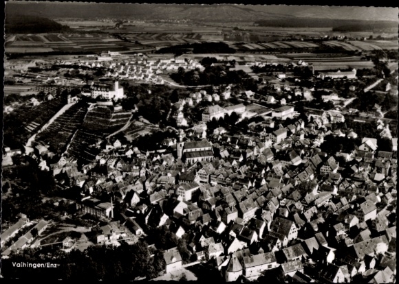 Ak Vaihingen an der Enz, luchtfoto