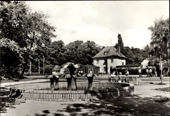 Postcard Baltic resort Boltenhagen, water games