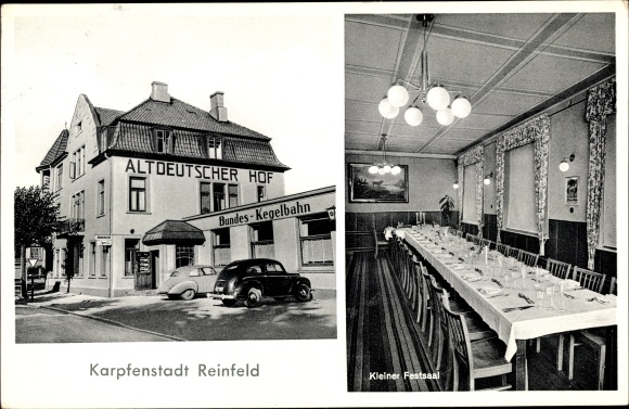 PC Reinfeld in Holstein, inn Altdeutscher Hof, interior view