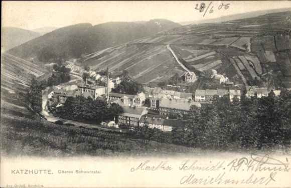 KP Katzhütte w Schwarzatal, widok ogólny, Górny Schwarzatal