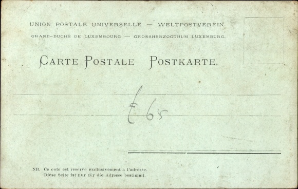 Chromo-Litho Ulflingen Troisvierges Luxembourg, panorama, railway station