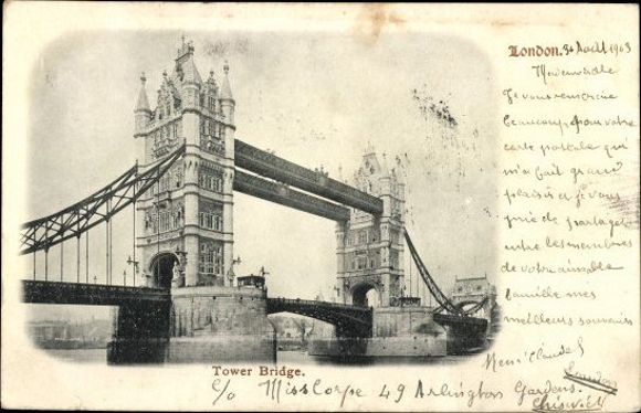 10 alte AK London City England, verschiedene Ansichten