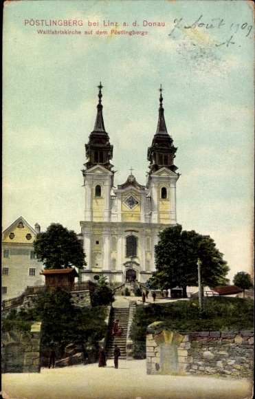 KP Linz nad Dunajem, Górna Austria, Pöstlingberg, kościół pielgrzymkowy