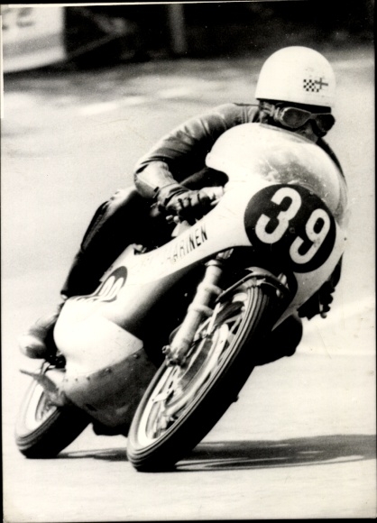 Photo motor racing, motorcycle racer Jarno Saarinen