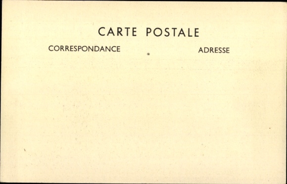 Postcard French pilot Jean Mermoz, portrait