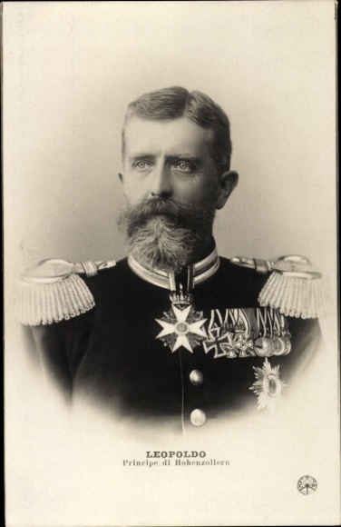 PC Leopold, Prince of Hohenzollern, Portrait, Order, NPG 266-20