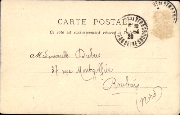 Postcard Actress Sarah Bernhardt, Preval, Theater scene, l'Aiglon, Acte II, Duc de Reichstadt
